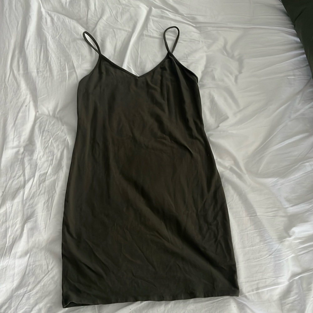 Target green mini dress